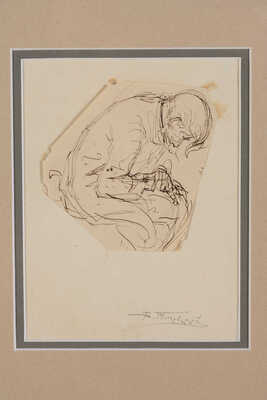 Маковский Владимир Егорович. Сидящий мужчина